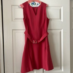 WHBM Coral sleeveless fully lined